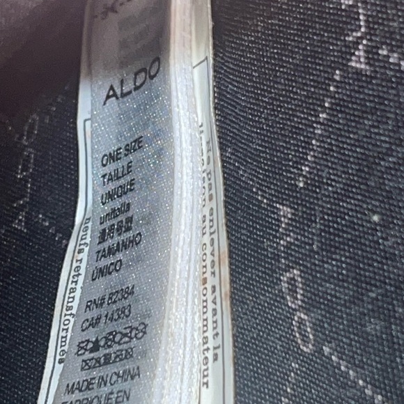 Aldo Light Pink Geometric Satchel with Chain Detail - Picture 5 of 7